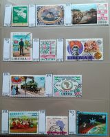 Briefmarkensammlung Liberia v. 1967 - 1979 gestempelt Kreis Ostholstein - Stockelsdorf Vorschau