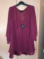 Kleid bordeaux Gr. 50 52 Bayern - Fürstenfeldbruck Vorschau