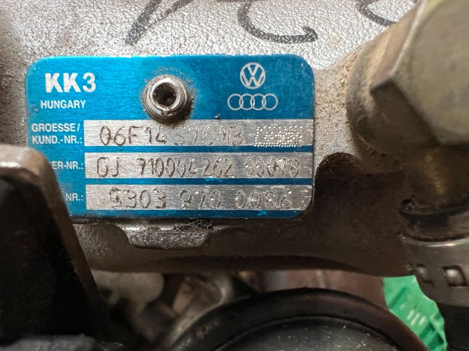 Turbolader VW Skoda Audi Seat VAG 06F 145 701B in Liebenau