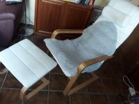 Schwing-Sessel mit Hocker Niedersachsen - Hambühren Vorschau