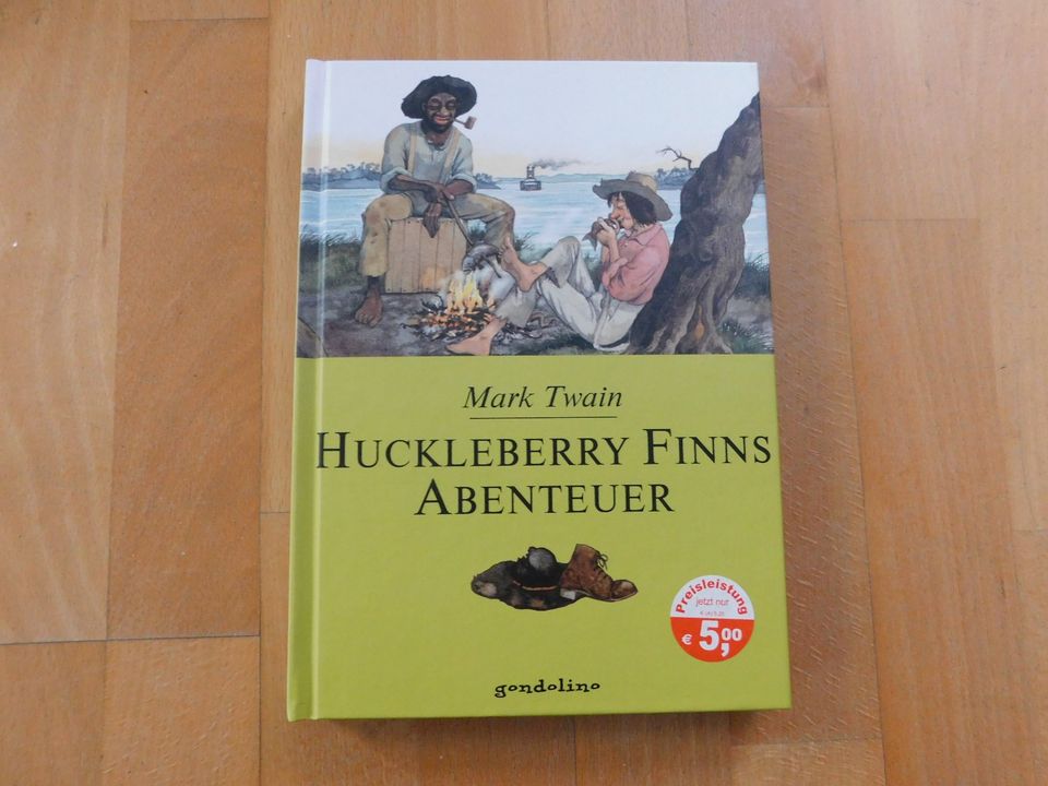 Mark Twain: Huckleberry Finns Abenteuer, Klassiker, Kinderbuch in Korntal-Münchingen