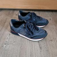 Tommy Hilfiger Sneaker Leder Gr.40 dunkelblau Hessen - Taunusstein Vorschau