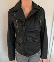 SUPERDRY BIKER JACKET LEATHER Damen Lederjacke Japan Spirit Gr. M Kreis Pinneberg - Halstenbek Vorschau