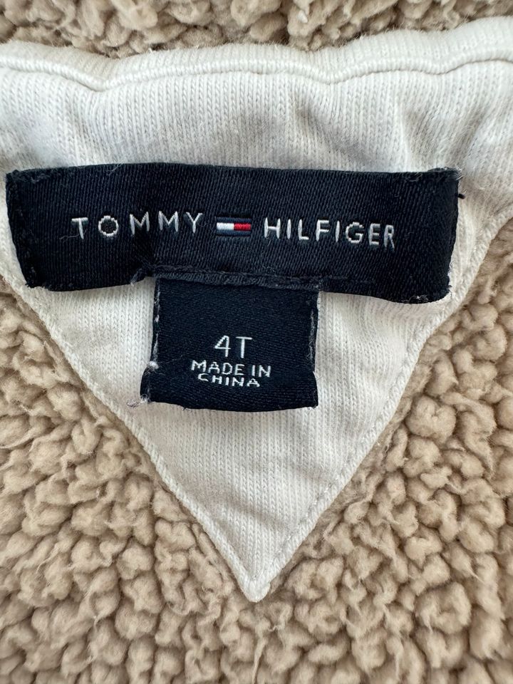 Tommy Hilfiger Fleecejacke Hoodiejacke , 4T 98-104-110 blau weiß in Düsseldorf