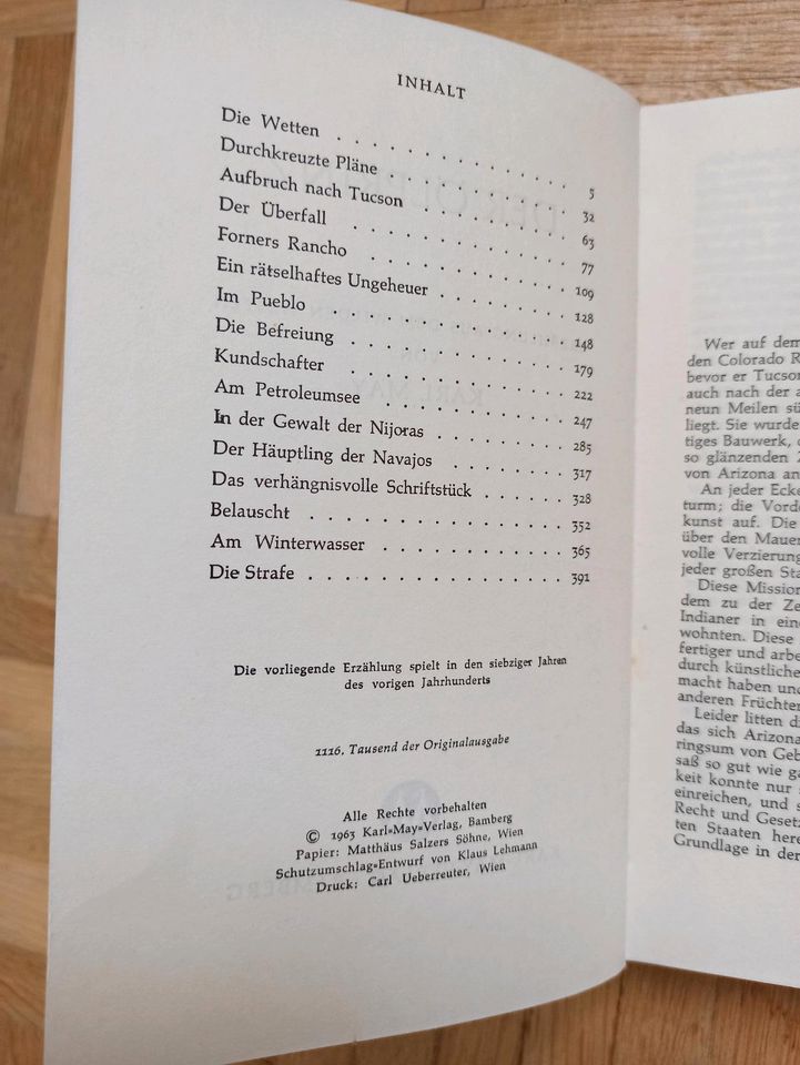 Buch Karl May Der Ölprinz 1963 Jubiläumsausgabe TOP Zustand alt in Bad Pyrmont
