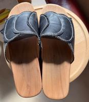 Damen Clog Pantolette woody® , Gr. 41 schwarzes Leder Berlin - Hellersdorf Vorschau