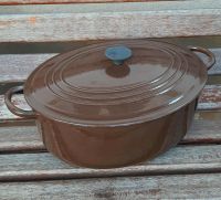 LE CREUSET Gusseisen Bräter Schmortopf Topf 29cm 4,7L schokobraun Rheinland-Pfalz - Hochborn Vorschau