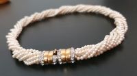 Perlenkette von Pierre Lang vergoldet verschluss Hessen - Kassel Vorschau