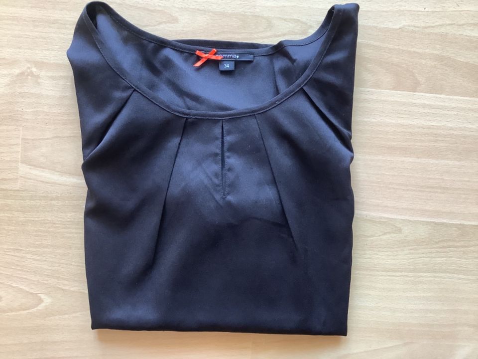 Tolles Comma Shirt Bluse Gr. 34 wie NEU schwarz 1 x getragen in Neumarkt i.d.OPf.