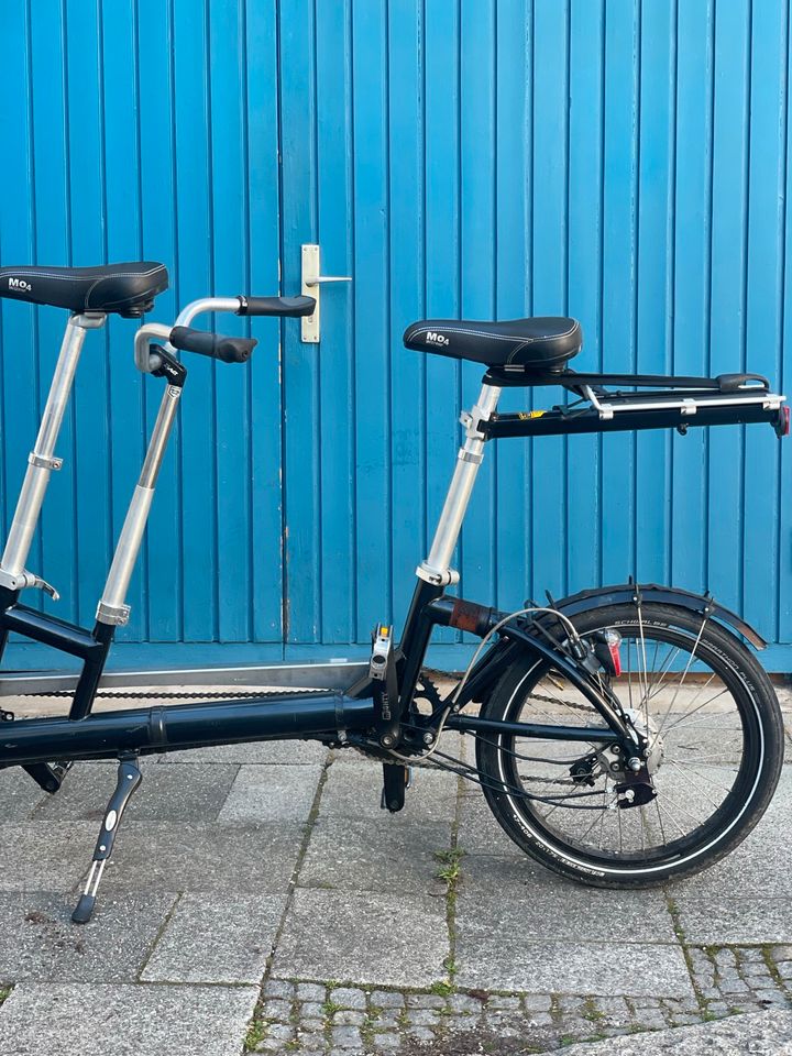 Bernds Falt & Klapp Tandem, Rohloff Speedhub 500/14, Magura HS33 in München