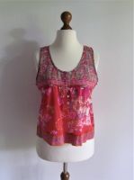 Blusentop Bunt Muster M 38 40 Pink Baumwolle Top Altona - Hamburg Sternschanze Vorschau