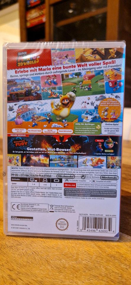 ⭐️ NEU & VERSIEGELT Super Mario 3D World + Bowsers Fury Switch in Syke