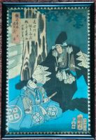 Japanische woodblock Print um 1890 Samurai Meister Niedersachsen - Oldenburg Vorschau