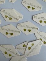 88 Schildchen Hochzeit Freudentränen für Taschentücher Banderole Bayern - Teublitz Vorschau