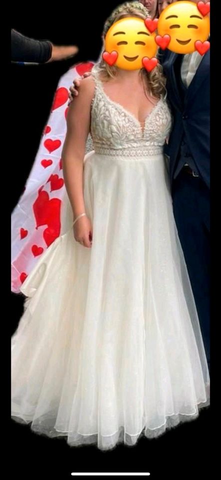 Brautkleid Ivory Gr 40/42‼️Boho Prinzessin in Runkel