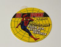 Aufkleber Die Spinne „Spider Man gegen den gelben Drachen“ 80er Baden-Württemberg - Schorndorf Vorschau