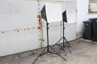 1 Paar Fotolampen Softbox klein Fotostudio Zubehör mit Stativ Thüringen - Kahla Vorschau