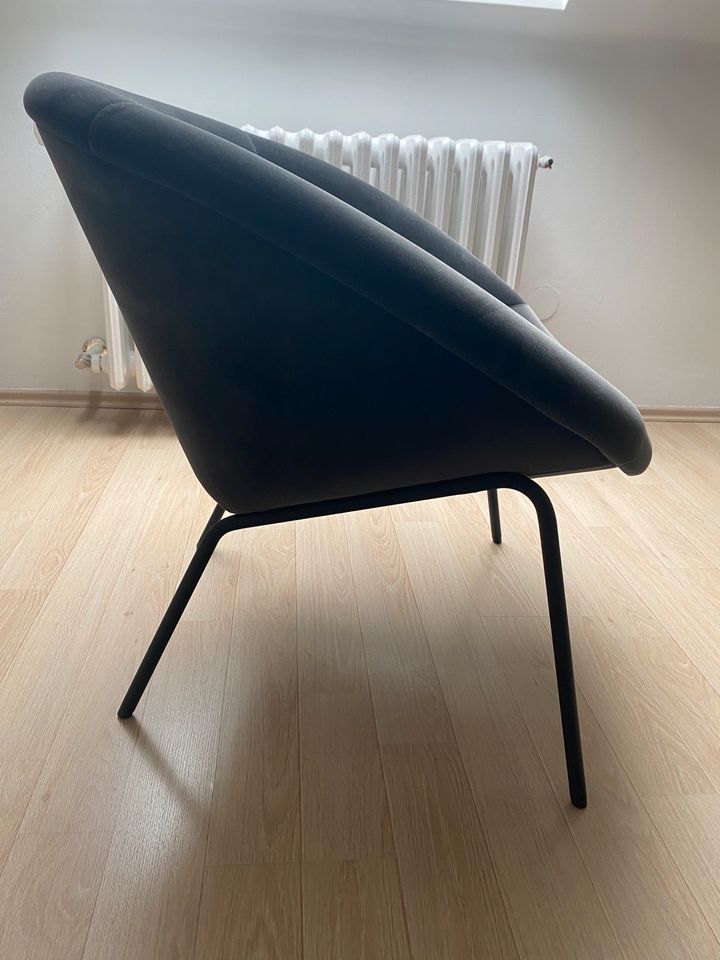 Originaler Walter Knoll 369-10 Samt Sessel in Düsseldorf