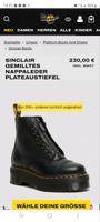 Dr.Martens SINCLAIR GEMILLTES NAPPALEDER PLATEAUSTIEFEL Hessen - Korbach Vorschau