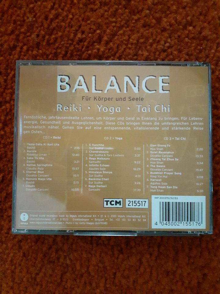 BALANCE Für Körper und Seele 3 Cds in Kandel