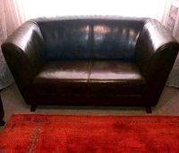 Couch Cigar Lounge Sofa 2-Sitzer Leder Vintage Sessel Industrial Nürnberg (Mittelfr) - Südstadt Vorschau