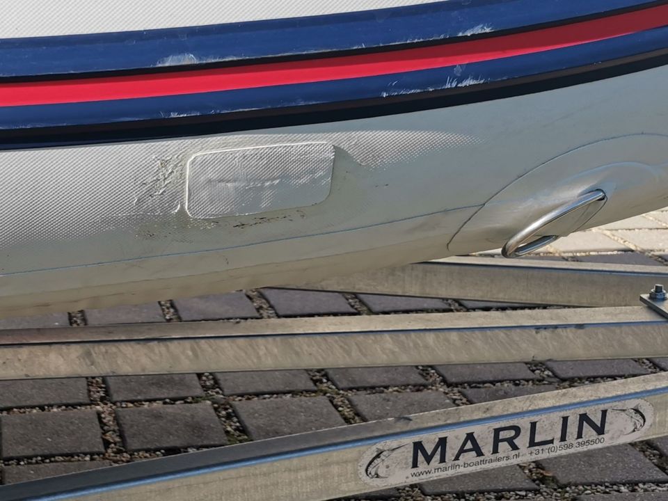 Schlauchboot YAMAHA 310S + YAMAHA 8 PS Motor + MARLIN Trailer in Crimmitschau