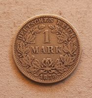 Silbermünze 1 Mark Kaiserreich 1878 G Leipzig - Probstheida Vorschau