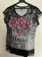 Tredy Shirt Gr. 1, Schwarz,grau, weiß, rosa,pink Nordrhein-Westfalen - Löhne Vorschau