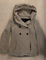 Graue Wolljacke mit großer Kapuze, Zara Basic, Gr. S Süd - Niederrad Vorschau