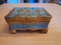 Alte Holz Schatulle Box Gold Blau Drahtschanier Hannover - Mitte Vorschau
