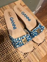 Scholl x Ganni Sandalen blau weiß clogs 39 Eimsbüttel - Hamburg Eimsbüttel (Stadtteil) Vorschau