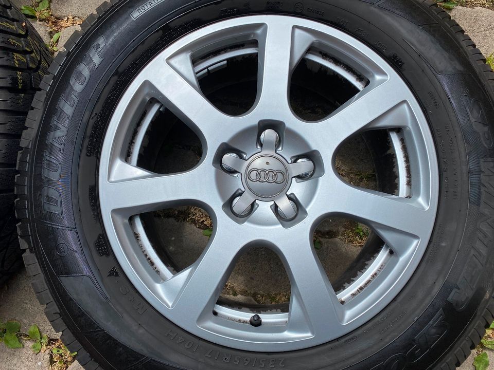 17 Zoll Audi Q5 8R Alufelgen 7Jx17H2 ET37 5x112 235/65 R17 Winter in Klein-Winternheim