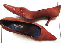 Madeleine edle lange Spitze Pumps cognac high Heel 7cm trendy 38 Bayern - Rosenheim Vorschau