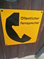 Emaille Schild Öffentlicher Fernsprecher Berlin - Spandau Vorschau