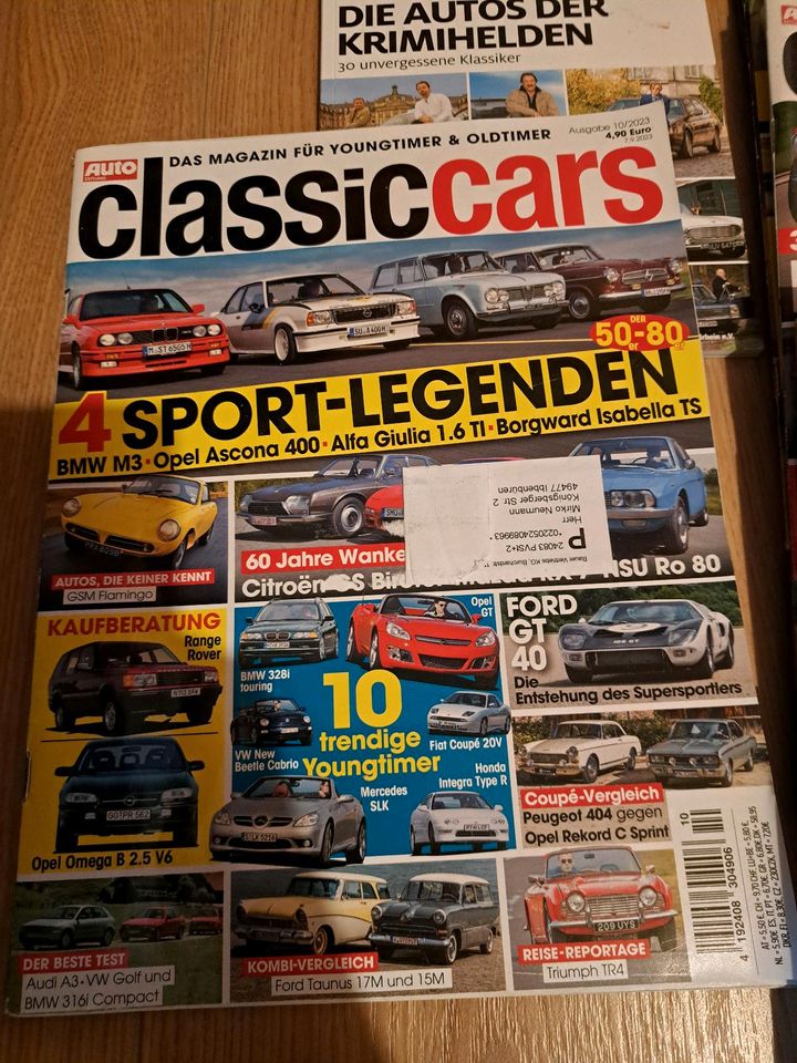 14 Zeitschriften classic cars in Ibbenbüren