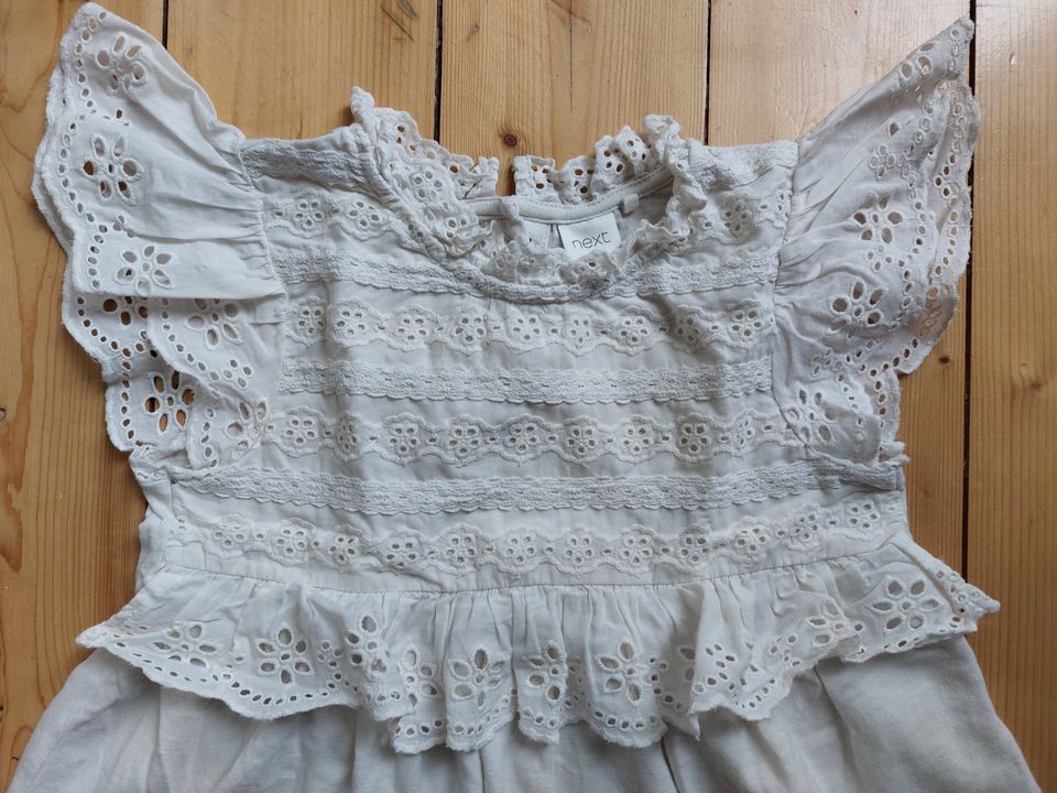 Next - Bluse - Gr. 116 cms. - Weiss - Sommer in Göttingen