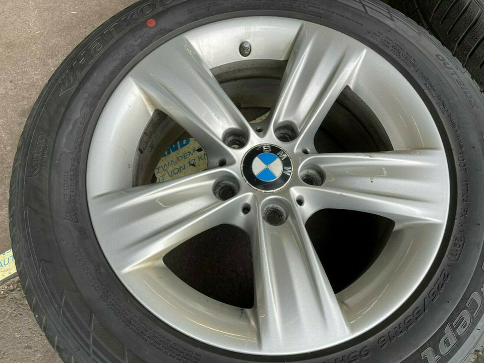 Winterreifen 225/55 R 16 + BMW Alufelgen BMW 3er F30 F31 4er F32 in Speichersdorf