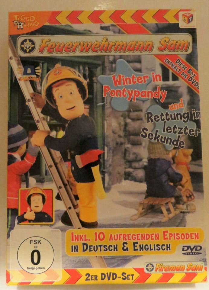 Feuerwehrmann Sam - Winter in Ponty./Rettung in letzter Sek. DVD in Oberzent