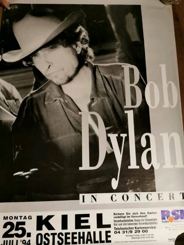 Konzertplakat Bob Dylan in Stolk