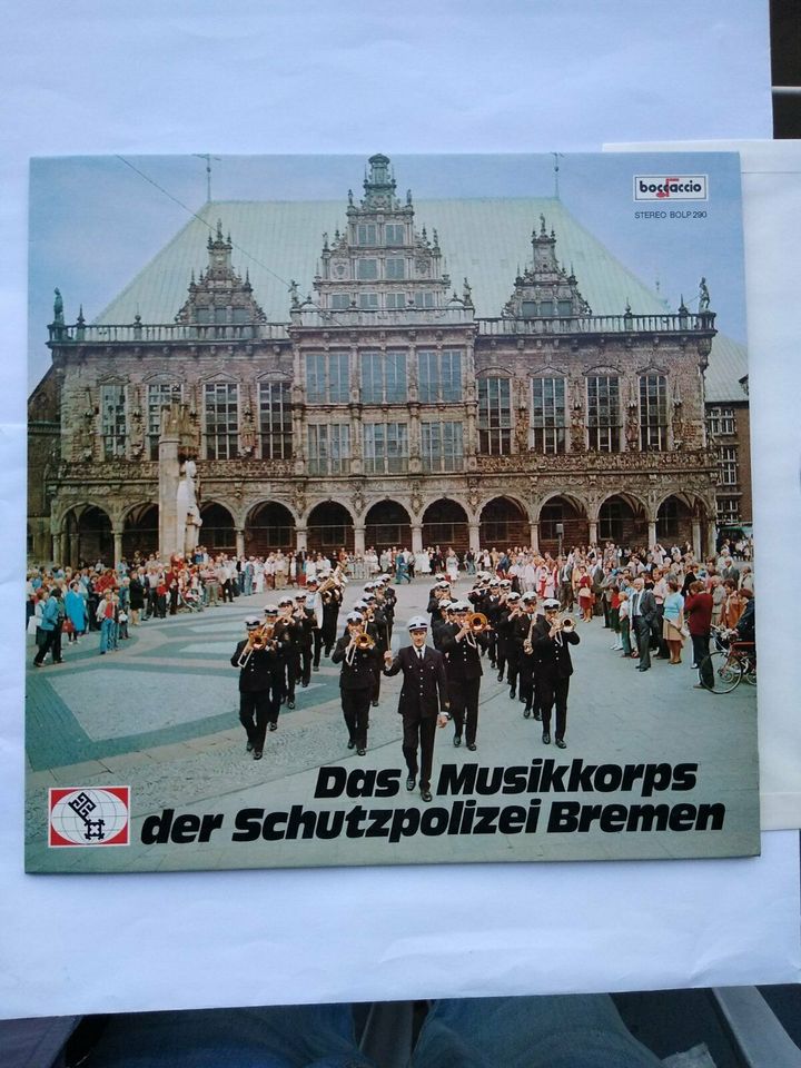 LP - Musikkorps der Schutzpolizei Bremen<>Platte/Cover TOP Zustan in Bremen