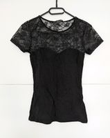 H&M sexy Party Shirt  top mit spitze transparent xs Niedersachsen - Südbrookmerland Vorschau