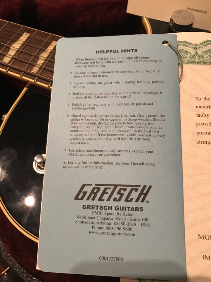 Gretsch 6128 TDS (Gilmour, Jeff Beck, George Harrison) in Dormagen