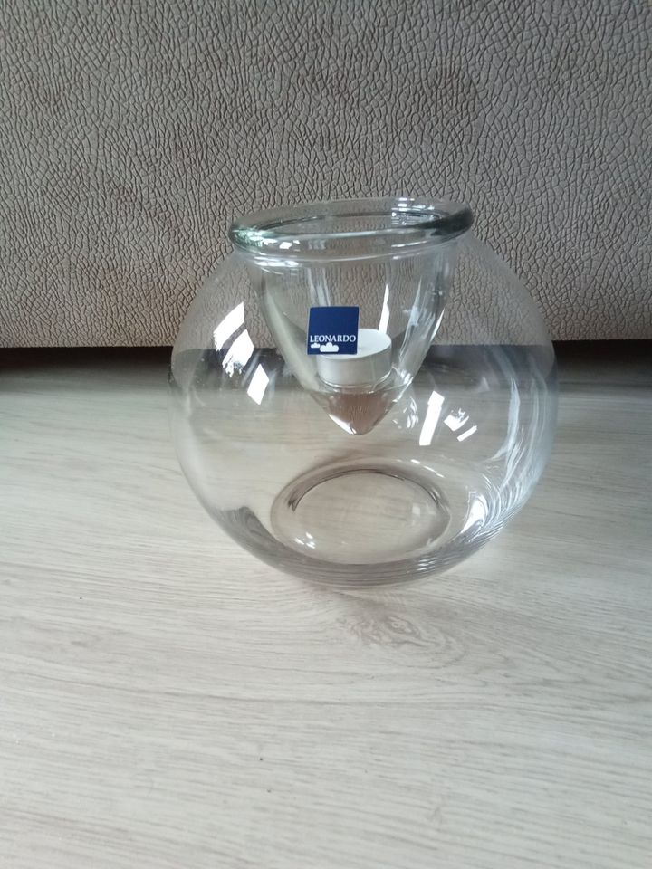 Vase aus Glas / LEONARDO Windlicht in Oldenburg