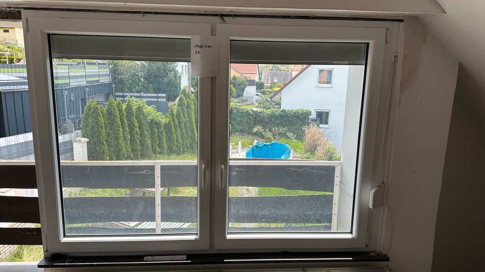 Kunststofffenster 140 x 200 Drehkipp 2-flügelig in Regensburg
