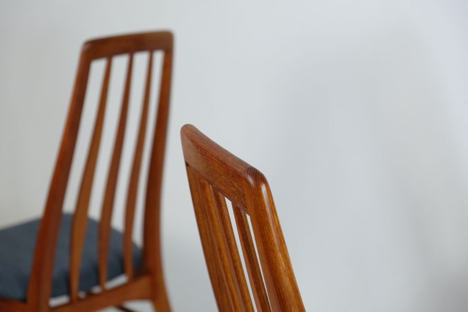 4x Danish Teak Stuhl Dining Chair Eva Koefoed Vintage 60er Design in Berlin