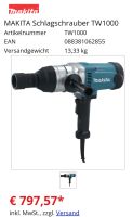 Makita TW 1000 Schlagschrauber/neu unbenutzt. Nordrhein-Westfalen - Hemer Vorschau