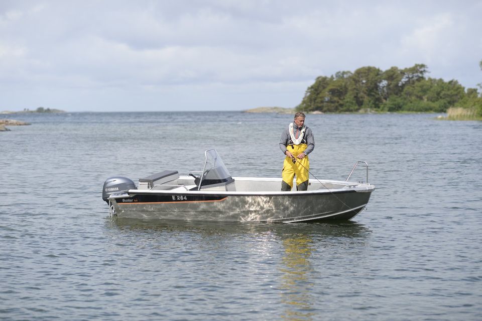 Buster M1 mit Yamaha F40 FETL Modell 2024 in Kappeln