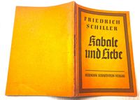 ⭐ Kabale und Liebe - Schiller- von 1939 - altdeutsch ⭐ Nordrhein-Westfalen - Werne Vorschau
