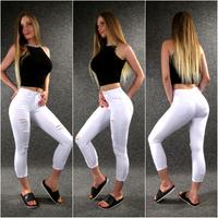 7/8 Cut Out Stretchjeans M 38 Zazou Sommer Jeans sexy Damenjeans Berlin - Köpenick Vorschau