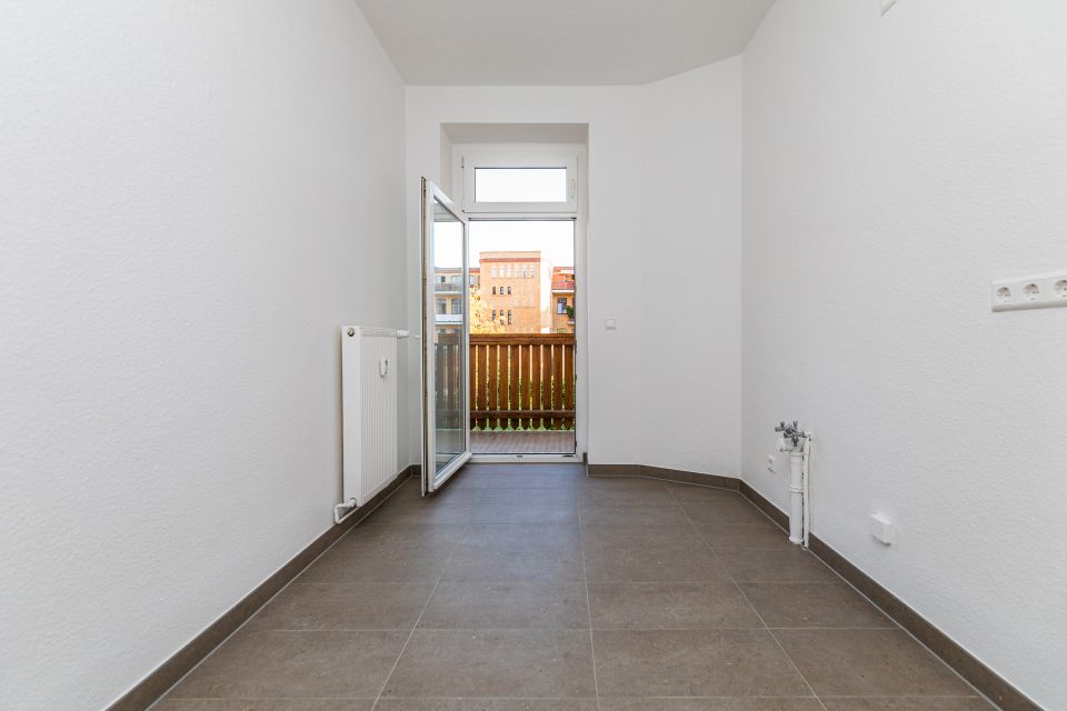 Mit Balkon und Tageslichtbad: 2-Zimmer-Domizil in Stötteritz in Leipzig